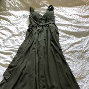 Kennedy Blue bridesmaids dress- Gabby Olive Green